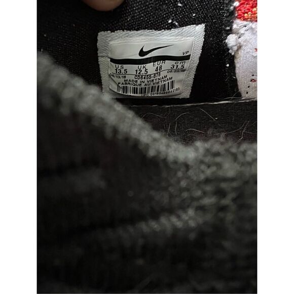 Nike Zoom KD 10 NFS University Red Metallic Gold Black Size 13.5 - Picture 4 of 7